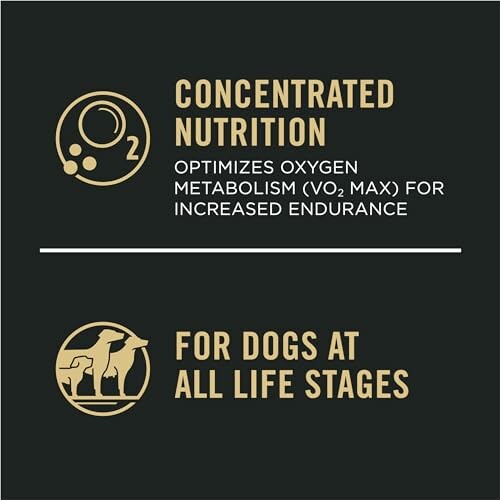 Concentrated nutrition for dogs at all life stages, optimizes oxygen metabolism.