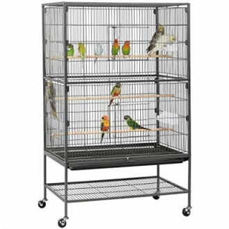 Yaheetech 52-inch Wrought Steel Standing Large Flight King Bird Cage